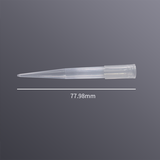 1000ul sterile box-packed tips, low adsorption 77.98mm