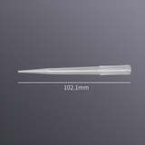 1250ul sterile box-packed tips, transparent 102.1mm
