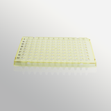 PCR Microplate 200ul 96 giếng (200ul 96-well PCR Microplate), khung vàng, Model: PC-96-HS-0200-YF
