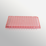 PCR Microplate 200ul 96 giếng (200ul 96-well PCR Microplate), khung đỏ, Model: PC-96-HS-0200-RF