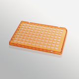 PCR Microplate 200ul 96 giếng (200ul 96-well PCR Microplate), khung cam, Model: PC-96-HS-0200-OF