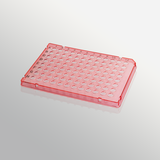 PCR Microplate 200ul 96 giếng (200ul 96-well PCR Microplate), khung đỏ, Model: PC-96-HS-0200-RF