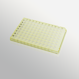 PCR Microplate 200ul 96 giếng (200ul 96-well PCR Microplate), khung vàng, Model: PC-96-HS-0200-YF