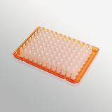 PCR Microplate 200ul 96 giếng (200ul 96-well PCR Microplate), khung cam, Model: PC-96-HS-0200-OF