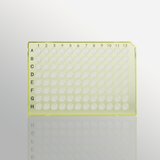 PCR Microplate 200ul 96 giếng (200ul 96-well PCR Microplate), khung vàng, Model: PC-96-HS-0200-YF