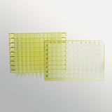 PCR Microplate 200ul 96 giếng (200ul 96-well PCR Microplate), khung vàng, Model: PC-96-HS-0200-YF