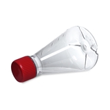 500ml triangular cell culture flask, sealing cap, PC, with baffle
