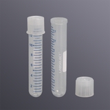 14ml round bottom test tube PP, graduated, with lock cap