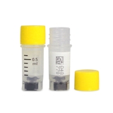 0.5ml boxed 2D cryovial, four sizes