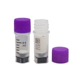 0.5ml boxed 2D cryovial, four sizes