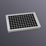Tấm microtiter 96 giếng có thể tháo rời (96-well detachable microtiter plate, black plate with black background, high binding capacity, individually packaged)