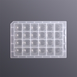 8.0ml 24-well V-bottom transparent deep-well plate, sterile