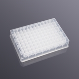 96-well square port V-bottom transparent deep well plate