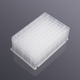 96-well square port V-bottom transparent deep well plate