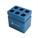 Hộp giữ lạnh ống 15ml, kim loại, 6 vị trí, hãng Biosharp