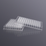 96-well 100ul skirted PCR plate, H1 cut corner, transparent frame, transparent tube