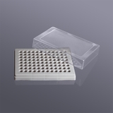 Giá đỡ ống PCR 0,2mL, cho 96 ống, màu xám, tấm polypropylene, nắp polycarbonate