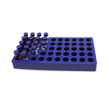 Giá để lọ đựng mẫu 1,5ml-2ml, 50 vị trí (Rack Plastic Vial 2ml)