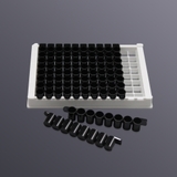 Tấm microtiter 96 giếng có thể tháo rời (96-well detachable microtiter plate, black plate with black background, high binding capacity, individually packaged)