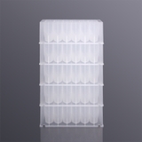 8.0ml 24-well V-bottom transparent deep-well plate, sterile