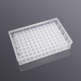 96-well square port V-bottom transparent deep well plate