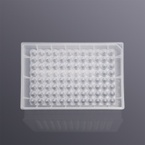 96-well square port V-bottom transparent deep well plate