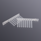 8-unit U-bottom magnetic rod cover with lock