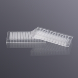 96-well 100ul skirted PCR plate, H1 cut corner, transparent frame, transparent tube