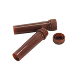 2.0ml Freezer/Sample Tube, Brown, Twist Cap, Sterile