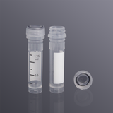 2.0ml Freezer Tube/Sample Tube, colorless, screw cap, graduated, sterile
