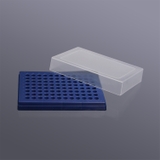 Giá đỡ ống PCR 0,2mL, cho 96 ống, màu xanh, polypropylene