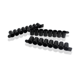 Dải đĩa 8 giếng (8-Well Plate Strips), màu đen, Thương hiệu: Labselect