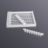 Dải đĩa 8 giếng (8-Well Plate Strips), màu trắng, Thương hiệu: Labselect