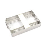 Giá nhuộm lam 30 vị trí, dạng nằm ngang, chất liệu Inox, hãng Biosharp