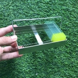 Giá nhuộm lam 30 vị trí, dạng nằm ngang, chất liệu Inox, hãng Biosharp