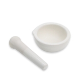 Cối chày sứ có mỏ (Ceramic Mortar),  phòng thí nghiệm