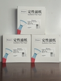 Giấy lọc định tính (Qualitative filter paper), chảy trung, đường kính: 11cm, 15cm, 18cm100 tờ/hộp
