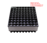 Hộp đựng ống Vial 2ml, 81/100 vị trí, màu đen