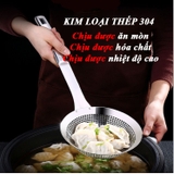 Muôi thủng nấu ăn inox 304, cách nhiệt, siêu bền, siêu cứng, vá thủng - HVL TEA