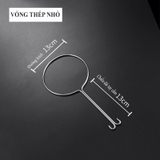 Vợt lọc trà vải, quai inox, nhiều kích thước, vợt lọc màu cà phê, HVL TEA