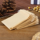 Túi lọc trà giấy màu gỗ, có dây rút, nhiều kích thước