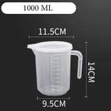 Cốc Đong, Ca Đong Định Lượng Có Nắp Đậy Pha Chế Bằng Nhựa Chia Vạch - HVL TEA