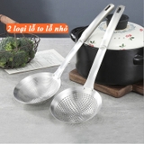 Muôi thủng nấu ăn inox 304, cách nhiệt, siêu bền, siêu cứng, vá thủng - HVL TEA