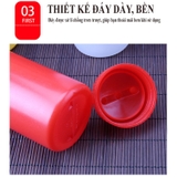 Chai bóp nước sốt thực phẩm, chai gia vị cà chua sốt, loại 3 vòi phun - HVL TEA