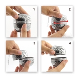 Bóng Lọc Trà INOX Có Dây Treo HVL