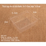 100 Túi đựng bánh dứa, khay bánh dứa, túi đựng bánh kẹo hàn miệng túi - VUA BAO BÌ