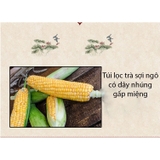 Túi lọc sợi ngô gấp miệng có dây nhúng - HVL