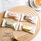 Bao bì đựng kẹo,200 Túi Bao Bì/ Túi OPP Mờ, Hàn Miệng