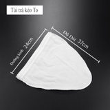 Vợt lọc trà vải, quai inox, nhiều kích thước, vợt lọc màu cà phê, HVL TEA