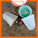 Túi lọc trà giấy hình phễu có dây, tiện dụng, 100túi/sp, 8x9cm - HVL TEA